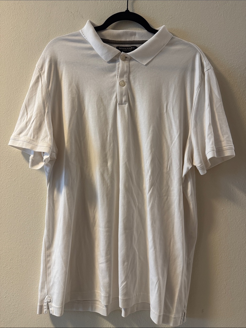 Banana Republic White Men’s Polo